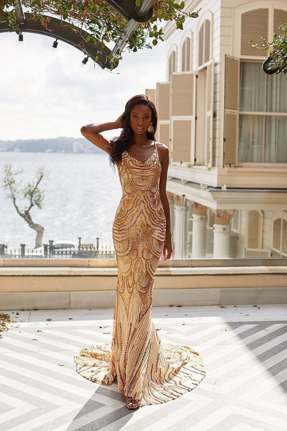 RIANA GOLD (DRESS HIRE)